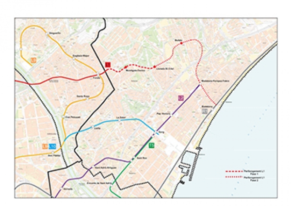 Perllongament de la L&#039;1a Badalona