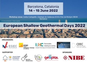 Apuntat a la “European Shallow Geothermal Days 2022”