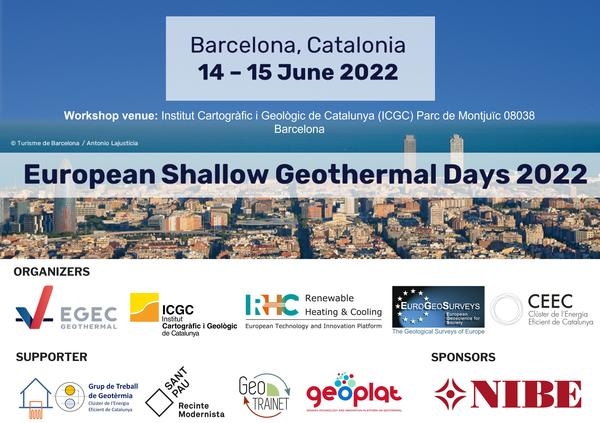 Apuntat a la “European Shallow Geothermal Days 2022”