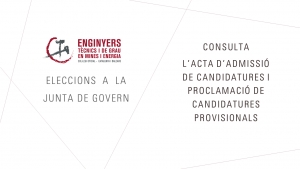 Accés a l&#039;Acta d&#039;admissió de candidatures i proclamació de candidatures provisionals 2021