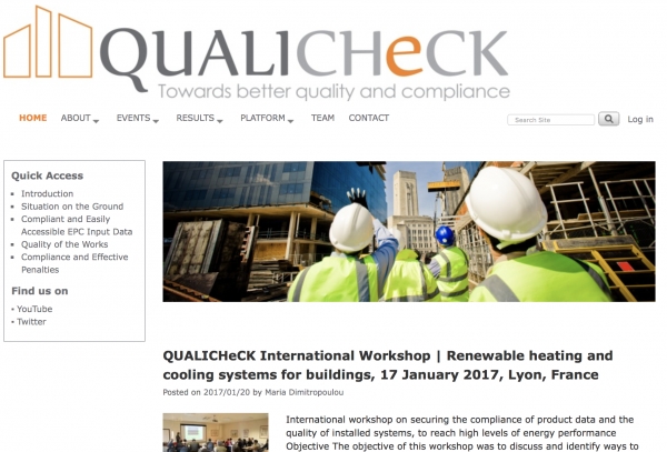 QUALICHECK: un proyecto para la mejora energética de la edificación