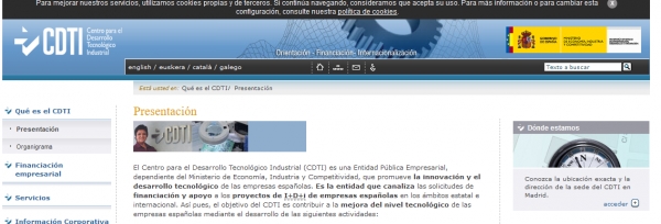 Jornada sobre oportunitats d'ajudes a la innovació del CDTI